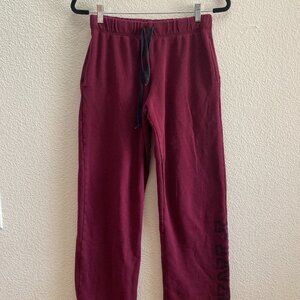 PINK Victoria's Secret VS Sweatpants Raw Hem XS Extra Small 31 Inch Inseam